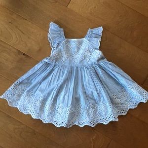 NWT Babg Gap Eyelet flutter dress